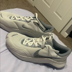 Nike White and Gray Athletic Shoes